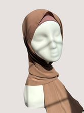 Load image into Gallery viewer, Matching Premium Chiffon Hijab &amp; Cap - Light Brown
