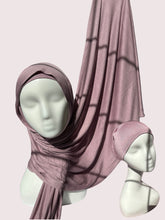 Load image into Gallery viewer, Matching Jersey Hijab with Cap - Light Lavender
