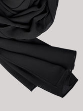 Load image into Gallery viewer, Premium Chiffon Hijab - Black
