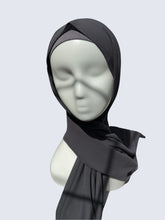 Load image into Gallery viewer, Matching Premium Chiffon Hijab - Bluish Dark Gray
