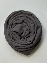 Load image into Gallery viewer, Premium Chiffon Hijab- bluish Dark Gray
