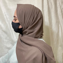 Load image into Gallery viewer, Premium Chiffon Hijab - Light Brown
